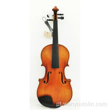 Violino antigo de bordo flamejado feito à mão